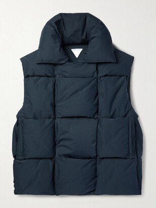 Oversized Intrecciato Quilted Padded Shell Gilet