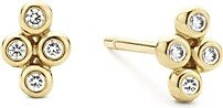 18K Gold Ksl Diamond Mini Stud Earrings