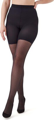 Micro Dot Fishnet Shaping Tights