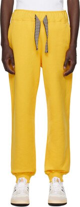 Yellow Elasticized Sweatpants