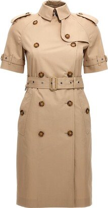 Short-sleeved trench coat