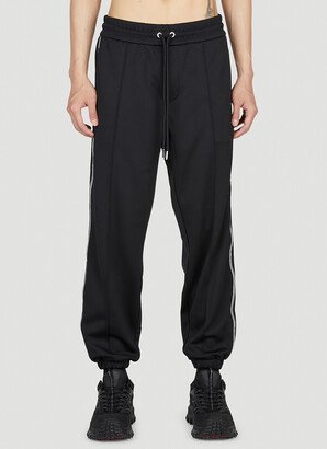 Striped Track Pants - Man Track Pants Black Xl