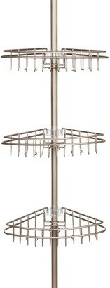 3-Tier Stainless Steel Spring Tension Shower Caddy