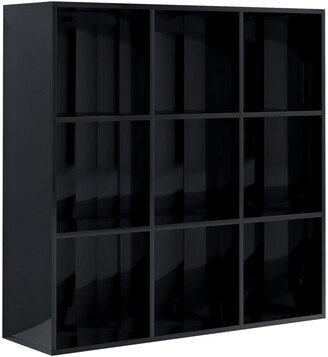 Book Cabinet High Gloss Black 38.6