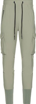 ASRV Tetra-lite Cargo High Rib Jogger in Sage