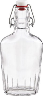 Bormioli Rocco 8.5 oz. Glass Hermetic Flask 250 ml.