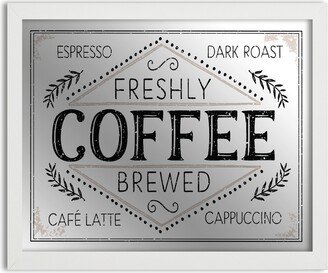 Freshly Brewed Coffee Vintage Café Espresso, 11 x 14