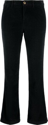 Velvet Bootcut Trousers