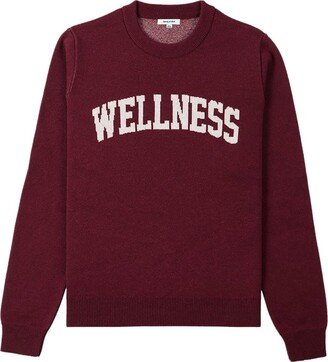 Wellness Ivy logo-print jumper