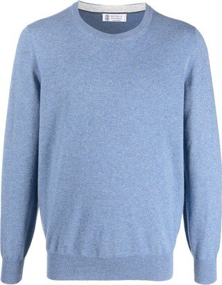 Crew-Neck Cashmere Jumper-AE