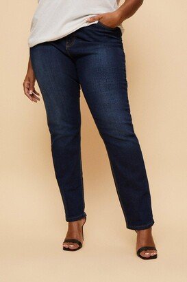 Womens Curve Harper Straight Leg Jeans