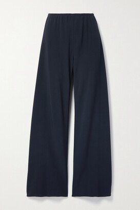 Essentials Gala Crepe Wide-leg Pants - Blue