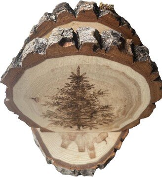 Log Slice Napkin Holder/ Home Decor/ Accessories Tree Laser Engraved