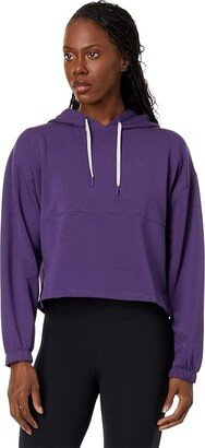 Soft Touch Sweats Hoodie (Pop Art Purple) Women's Clothing