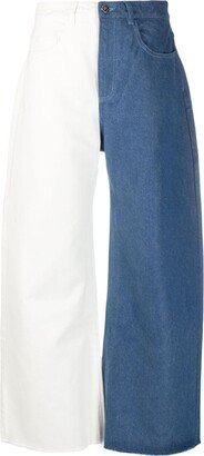 High-Waisted Wide-Leg Jeans-BV