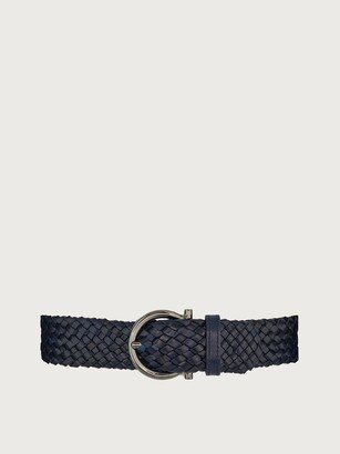 Man Gancini fixed belt Marine blue