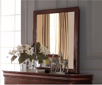 Global Pronex Louis Philippe Mirror in Cherry - Wood