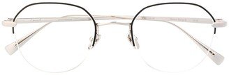 Water Drop round frame glasses