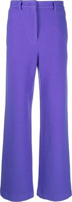 High-Waisted Tailored Trousers-BM