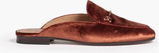 Linnie embellished velvet slippers