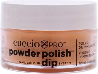 Pro Powder Polish Nail Colour Dip System - Carrot Orange by Cuccio Colour for Women - 0.5 oz Nail Powder