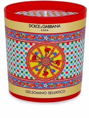 Carretto-print scented candle (250g)