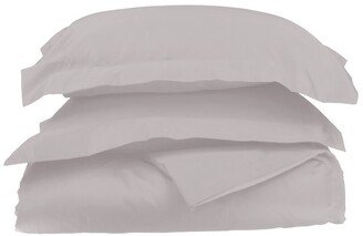 1000 Thread Count Egyptian Cotton Solid Duvet Cover Set-AG