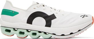 White & Green Cloudboom Echo Sneakers