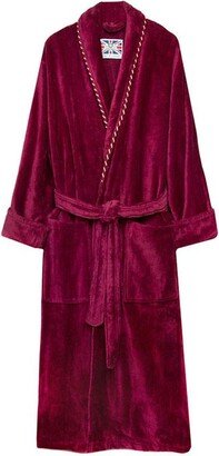 Bown of London Men's Dressing Gown Claret Red