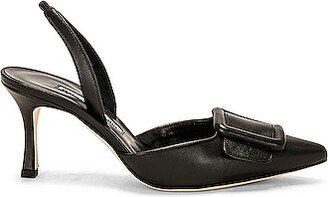 Maysli 70 Nappa Slingback in Black