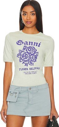 Flower Fitted T-Shirt