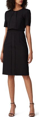 Rent the Runway Pre-Loved Black Popover Sheath