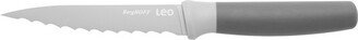 Leo 4.5 Stainless Steel Serrated Utility Knife, Gray