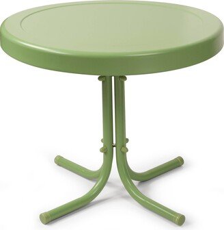 Crosley Furniture Retro Metal Side Table In Oasis Green