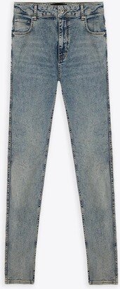 R1 Essential Denim Stonewashed blue slim fit jeans - R1 essential denim