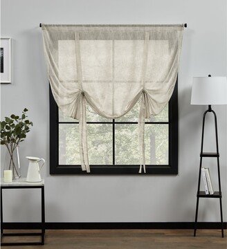 ATI Home Belgian Sheer Rod Pocket Tie Up Shade - 54X63