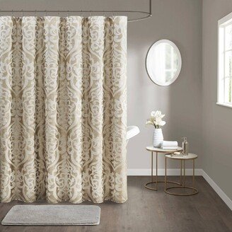 72x72 Eliot Jacquard Shower Curtain - Madison Park