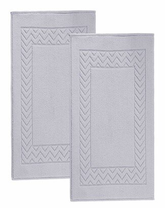 Enchasoft Turkish Cotton 2-Piece Bath Mats