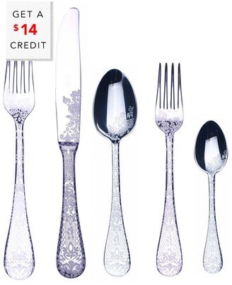 5Pc Flatware Set With $14 Credit