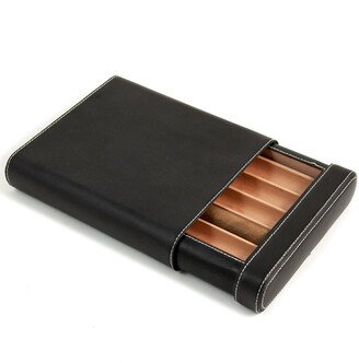 Leather 5-Cigar Case