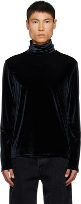 Black Roller-Neck Turtleneck