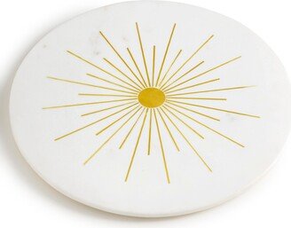 Gauri Kohli Sunshine Marble Cheese Board - 12