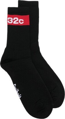 Logo-Print Knit Socks