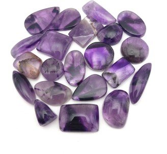 Trapiche Amethyst Cabochons - 21 Pieces