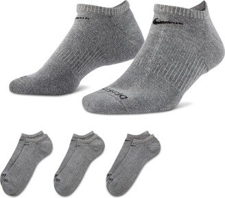 Men's Everyday Plus Cushion Training No-Show Socks 3 Pairs