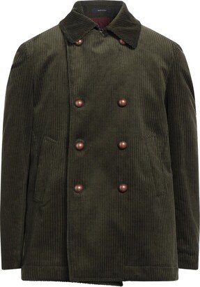 ANGELO NARDELLI Coat Dark Green