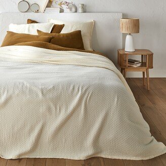 La Redoute Interieurs Plumetis Swiss Dot 100% Cotton Muslin Bedspread