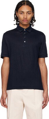 Navy Solid Polo