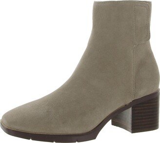 Arianna Womens Suede Chelsea Booties