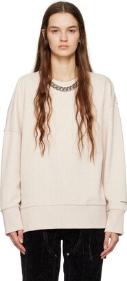 Beige Chain Sweatshirt